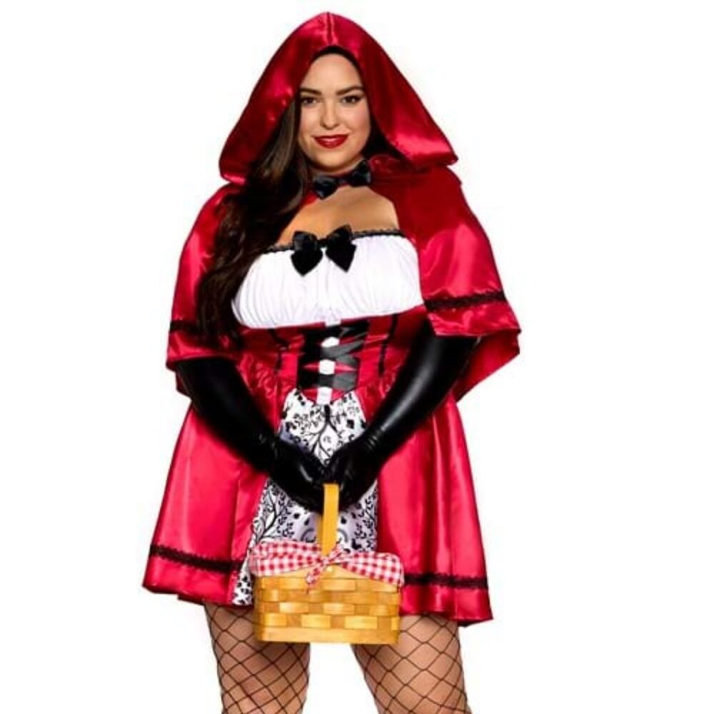 Plus Size Gothic Red Riding Hood Costume for Women | Halloween Costume